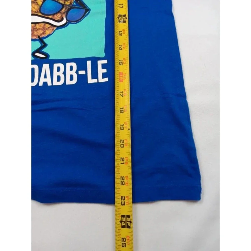 OshKosh Big Boys Blue Pine-Dabb-Le Pineapple Dabbing Graphic Tee Size 14